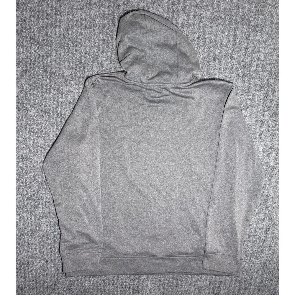 The North Face Hoodie Long Sleeve Pockets Polyester Pullover Gray Mens Sz Large‎